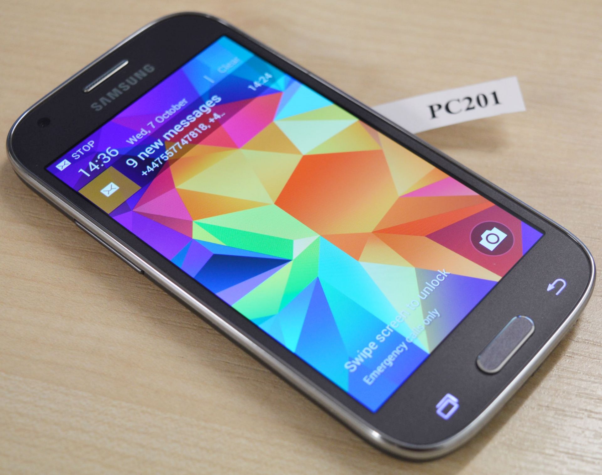 1 x Samsung Galaxy Ace 4 Mobile Phone - SM-G357FZ - Features Quad Core 1.2ghz Processor, 1gb
