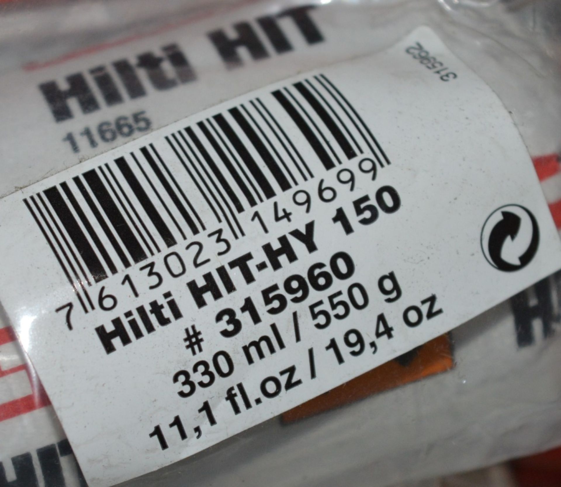 15 x Hilti HIT-HY 150 Adhesive Anchor - 330ml - Product Code 315960 - Unused Packs - CL300 - Ref - Image 4 of 4