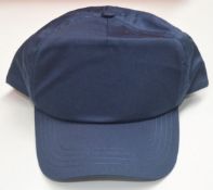 24 x Blue Baseball Caps - 100% Cotton - CL053 - Brand New Stock - Location: Altrincham WA14