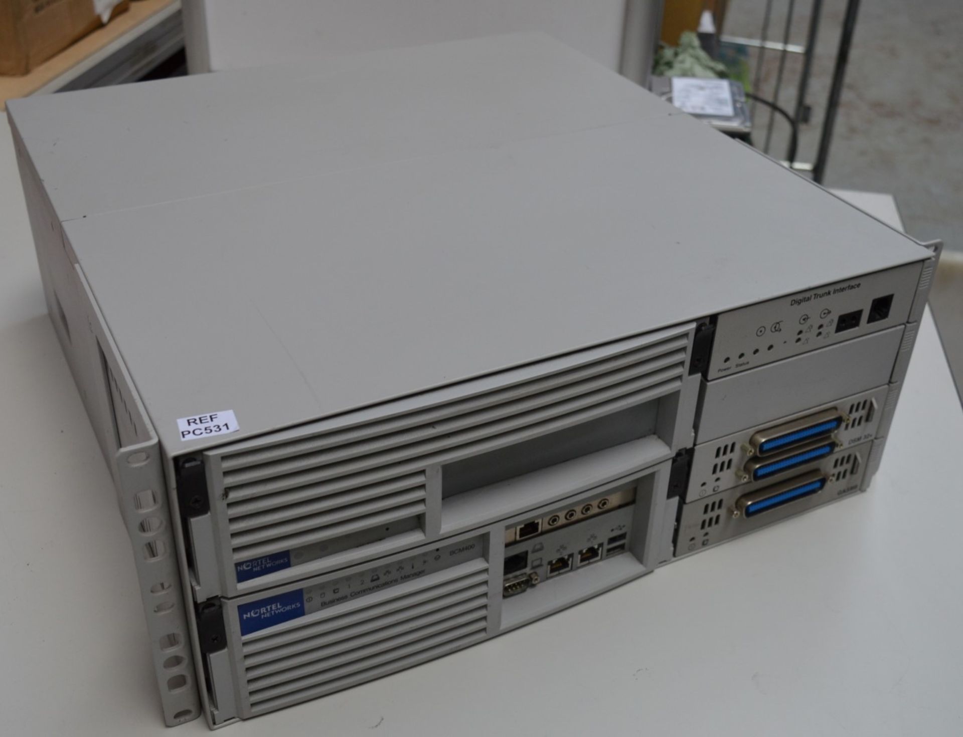 1 x Nortel Business Communication Manager BCM 400 with Digital Truck Interface, GASM8 Card ad DSM - Image 2 of 8