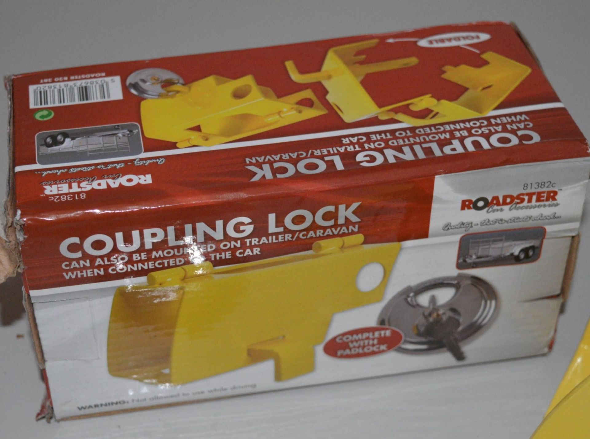 1 x Roadster Caravan Trailer Coupling Lock Hit - Security Lock For Caravans and Trailers - Boxed - Image 5 of 5