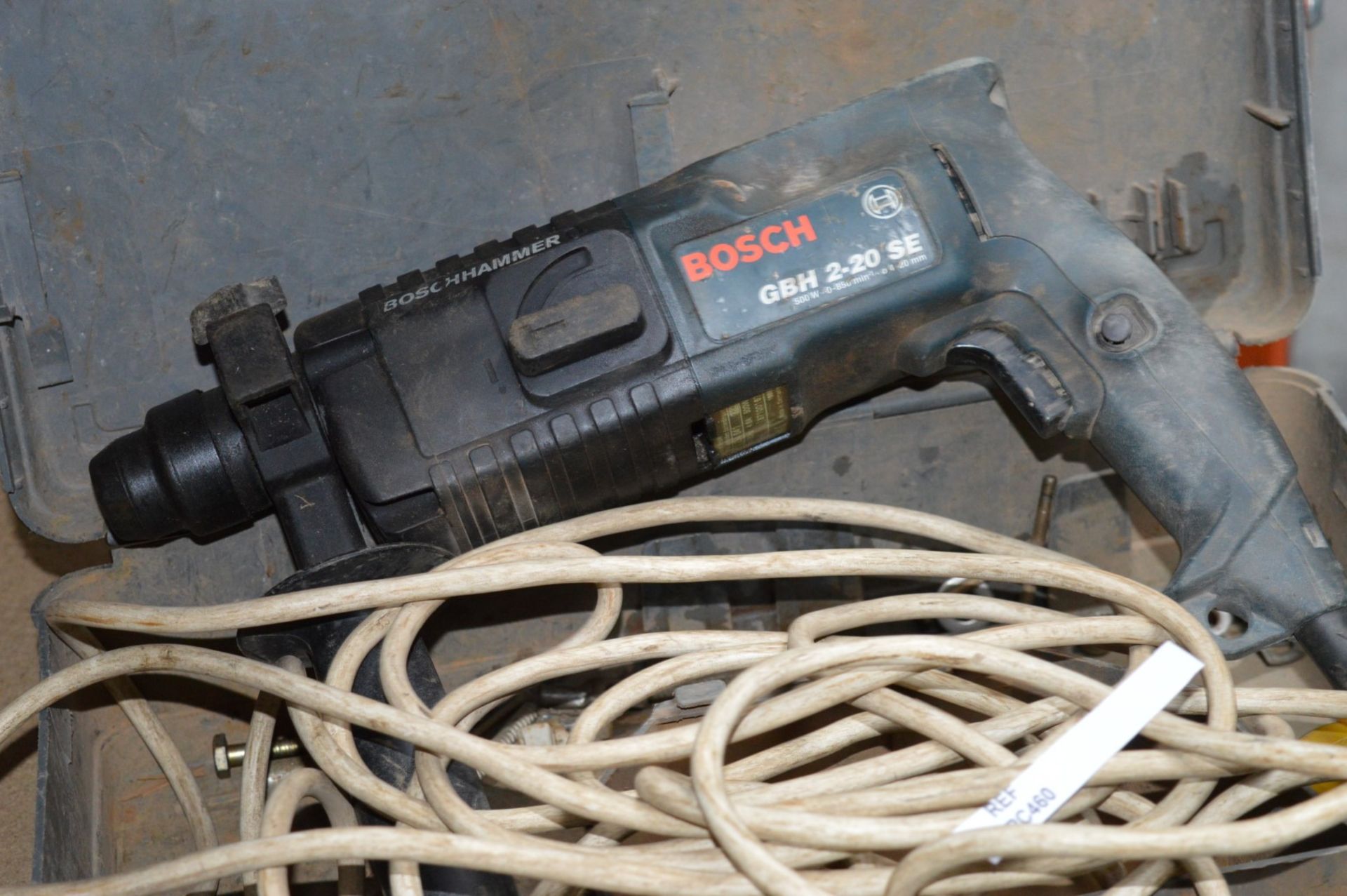 1 x Bosch Rotary Hammer Drill - 110v - Model GBH2-20SE - Includes Protective Case - Tested and Works - Image 4 of 4