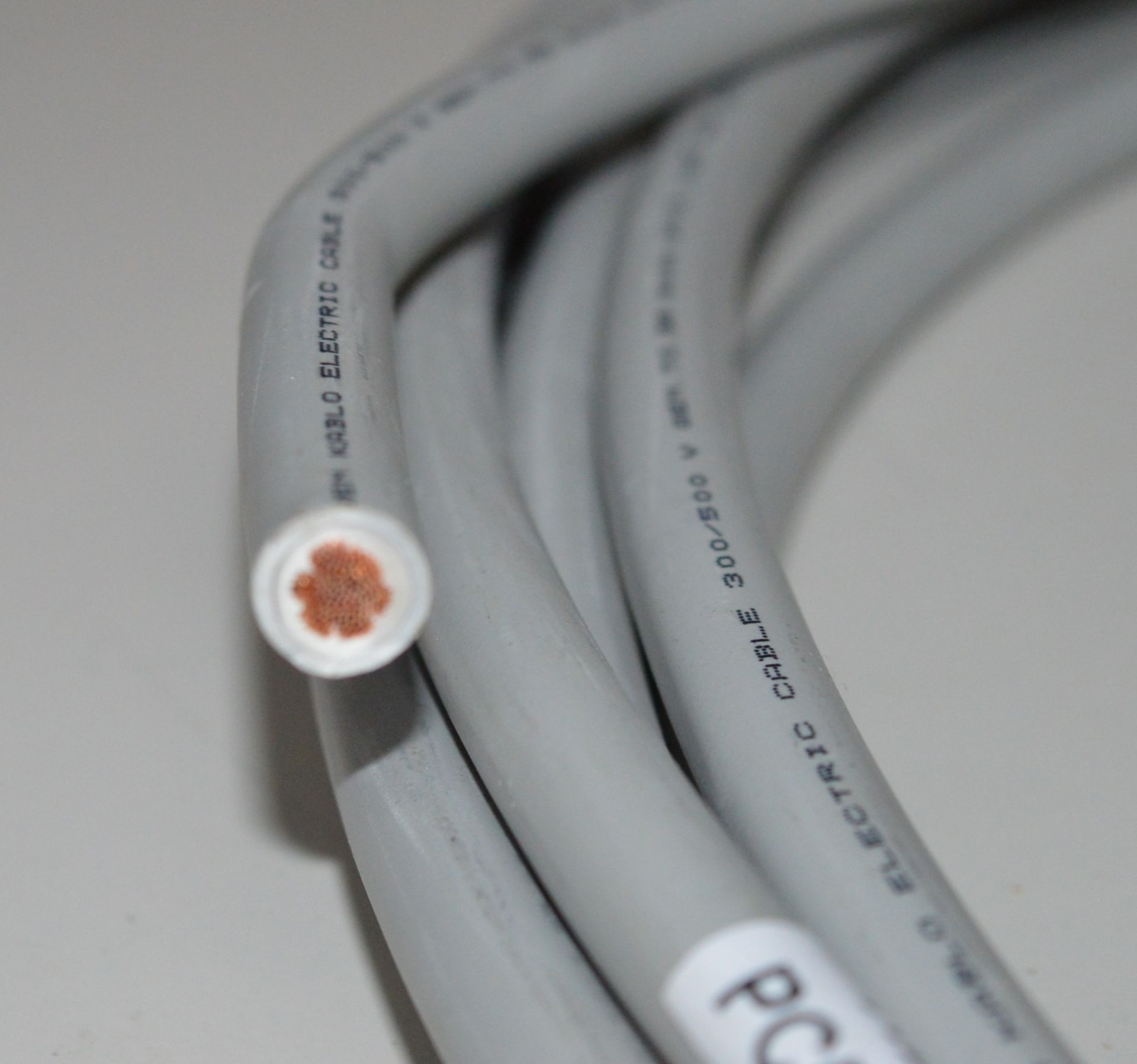 10 x Meters of OZGUVEN Electric Cable 300/500v - Unused - CL300 - Ref PC580 - Location: Altrincham - Image 4 of 5