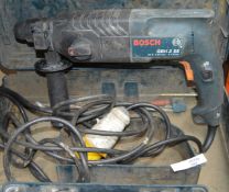 1 x Bosch Rotary Hammer Drill - 110v - Model GBH 2 SE - Includes Protective Case - Tested and