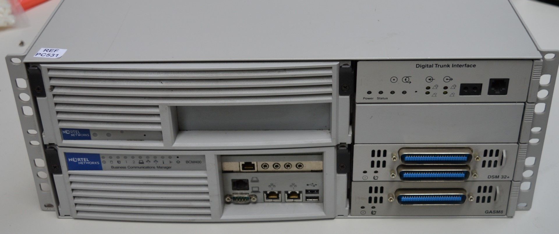1 x Nortel Business Communication Manager BCM 400 with Digital Truck Interface, GASM8 Card ad DSM - Image 3 of 8