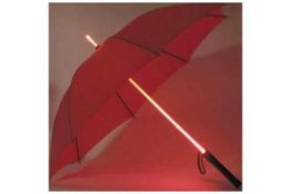 1 x Rain-Glo Illuminated Umbrella - Ideal For Festivals or Camping - Bright LED Light - New and