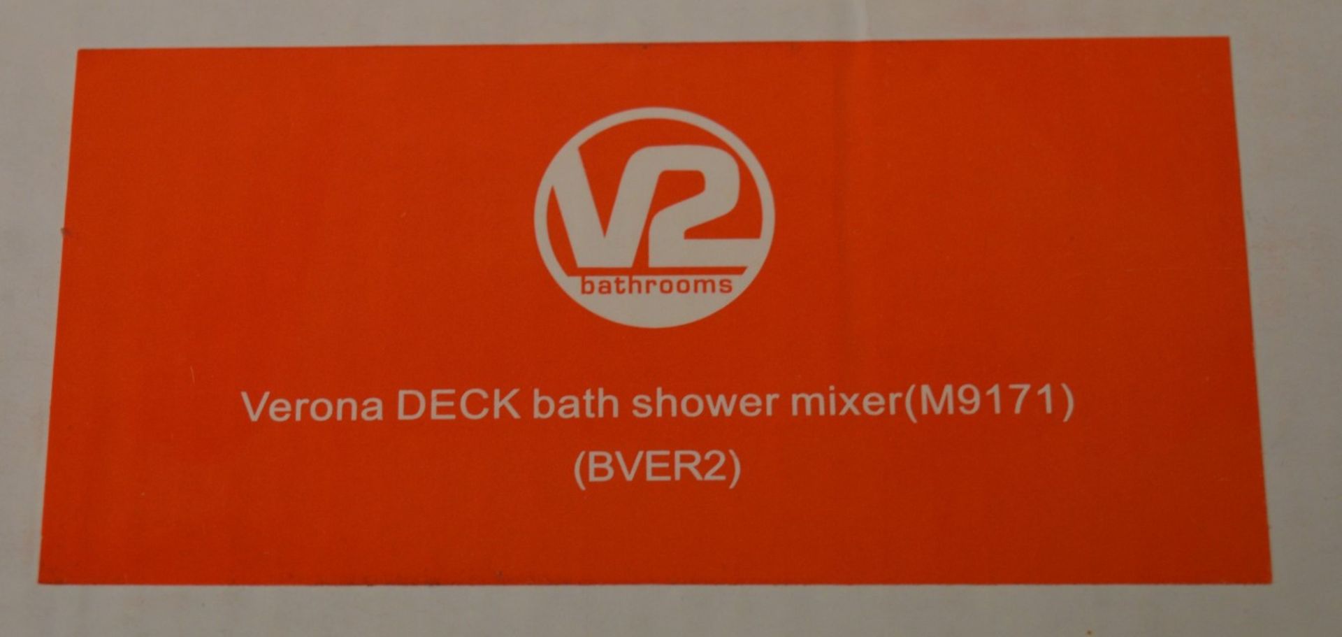1 x Verona Deck Bath Shower Mixer Tap - Vogue Bathrooms - Modern Bath Mixer Tap in Bright Chrome - Image 3 of 16