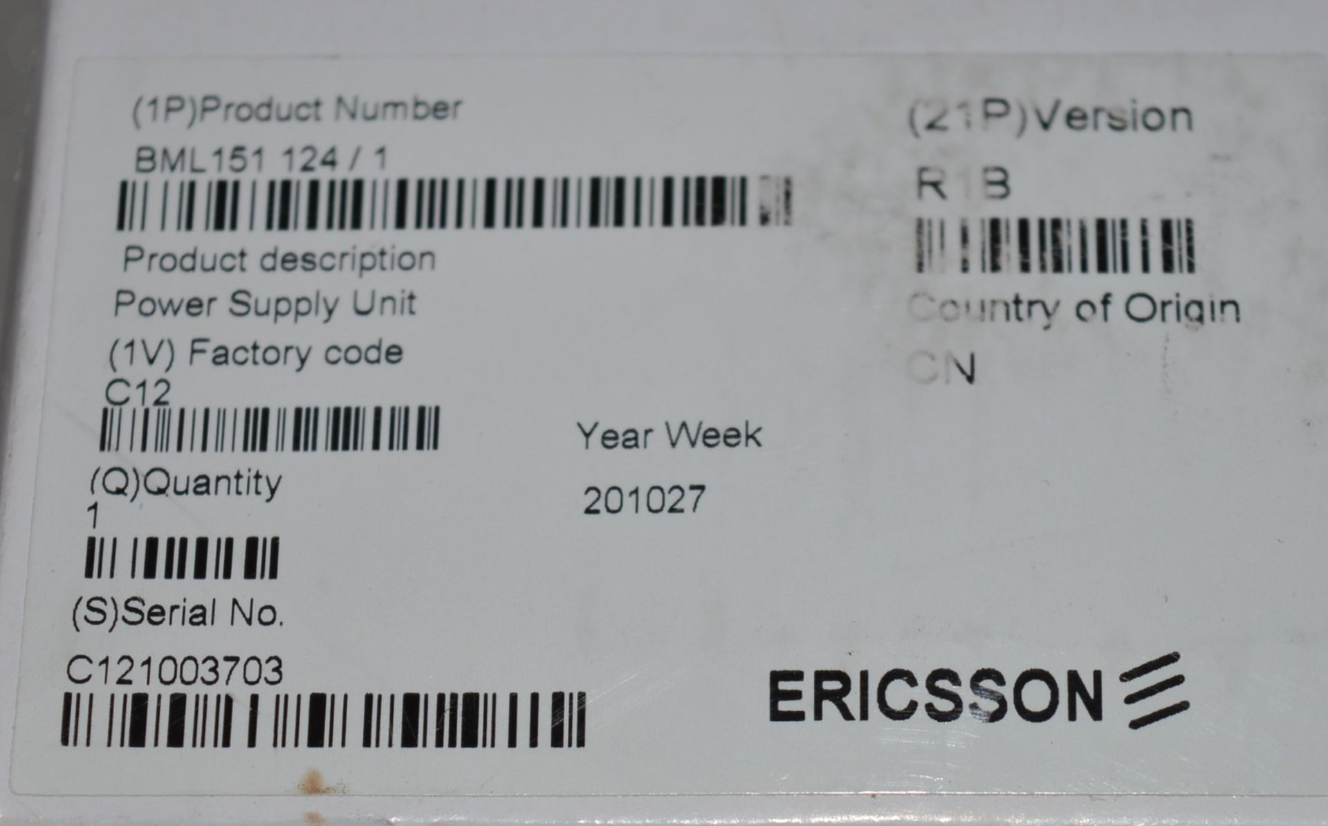 4 x Ericsson Power Supply Units - Product Code BML151 - Brand New Boxed Stock - Manufactured - Image 2 of 6