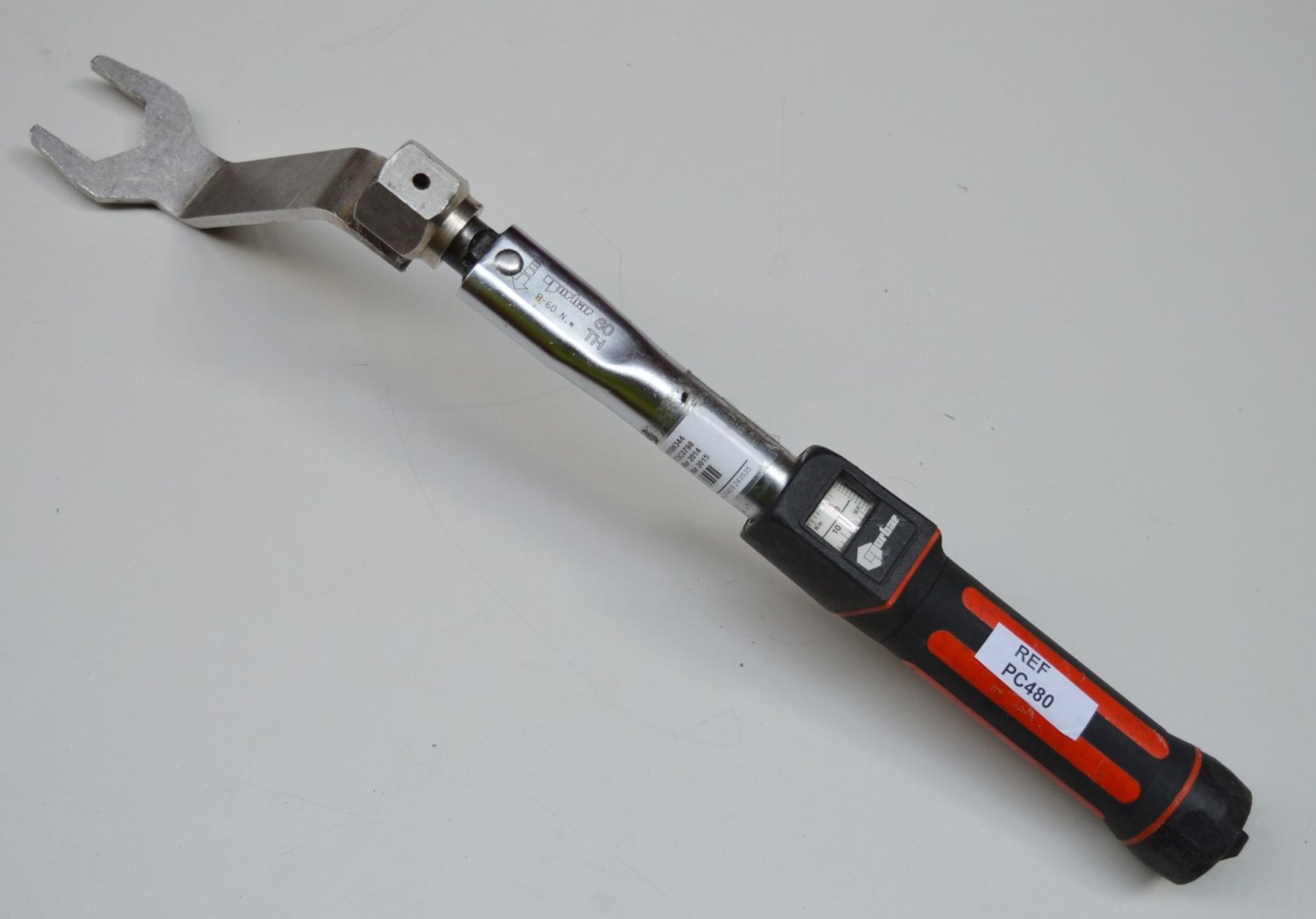 1 x Norbar 60TH Torque Wrench 8-60Nm with Spanner Attachment - CL300 - Ref PC480 - Location: