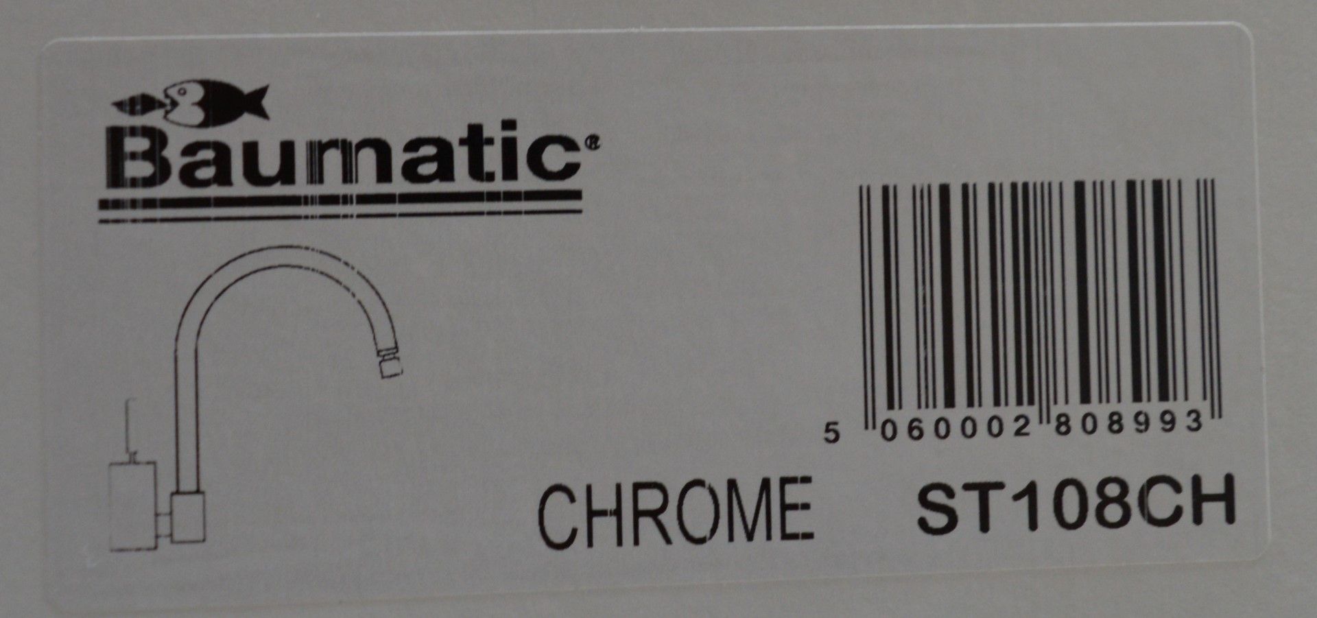 1 x Baumatic ST108CH Avalon Mixer Tap in Chrome – NEW & BOXED – CL053 – Location: Altrincham - Image 6 of 6