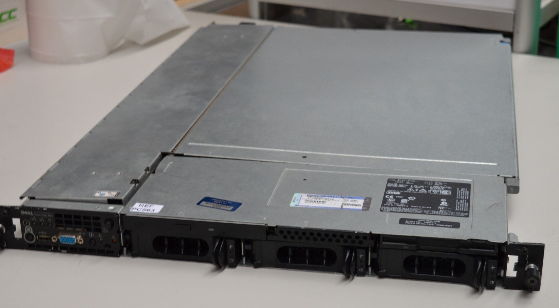 1 x Dell Power Edge 1750 Business Server - Dual Xeon Processors and 1gb Ram - Hard Disk Drives - Image 2 of 2