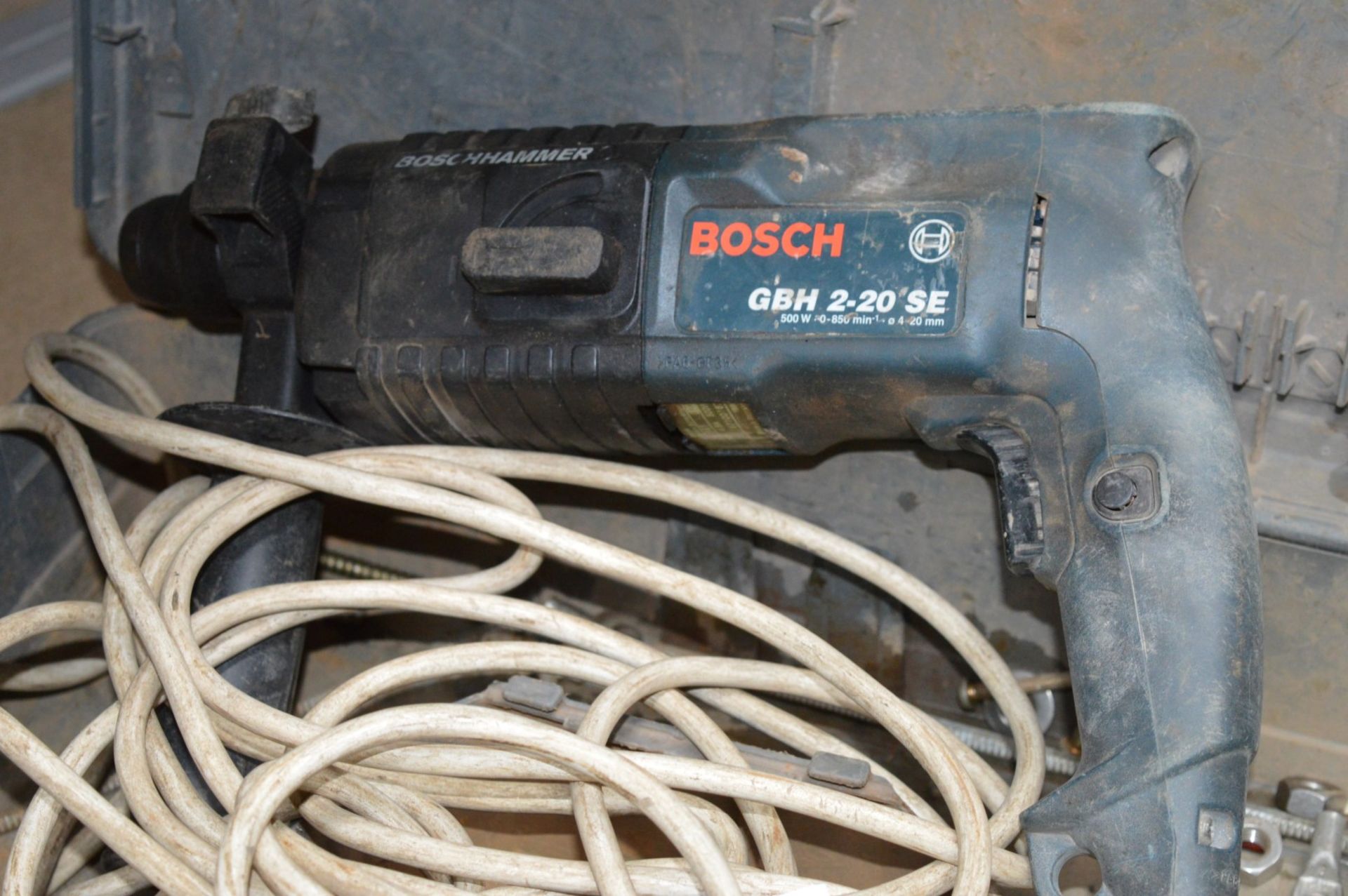 1 x Bosch Rotary Hammer Drill - 110v - Model GBH2-20SE - Includes Protective Case - Tested and Works - Image 3 of 4