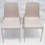 Set Of 2 x LIGNE ROSET "Petra Dining" Chairs In Beige - Ref: 3597798 - CL087 - Location: