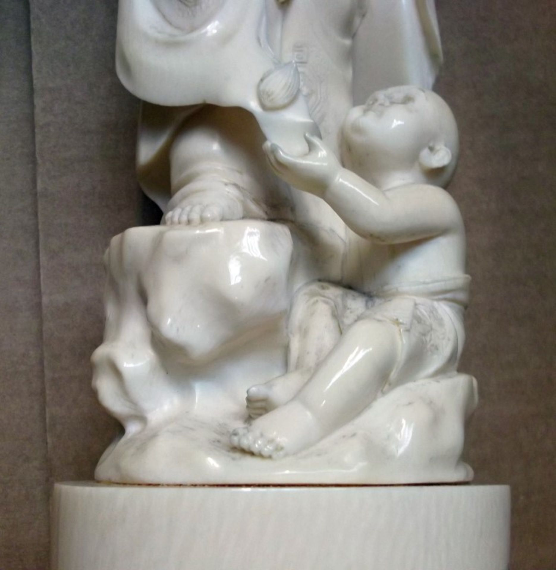 1 x WICK ANTIQUES Period Japanese Ivory Carving "Kannon" (4169) - Beautiful Example - Over 9 - Image 6 of 7
