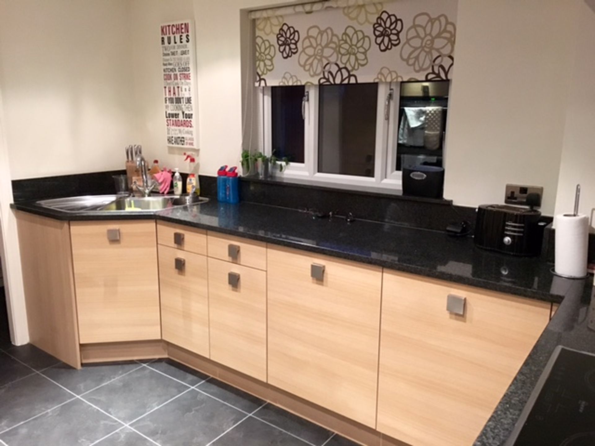 1 x Quality Hacker Kitchen With Neff Appliances And Black Granite worktop surfaces - Presented In - Image 2 of 41