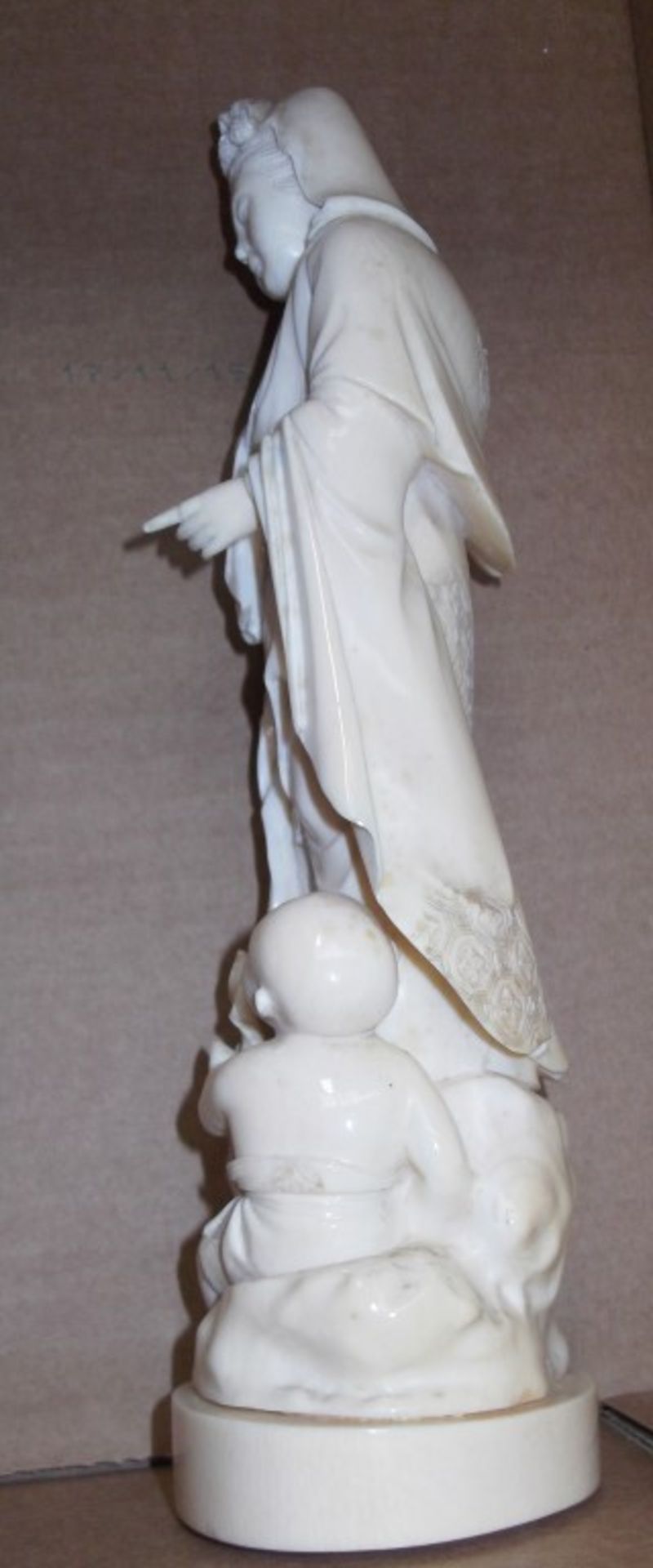 1 x WICK ANTIQUES Period Japanese Ivory Carving "Kannon" (4169) - Beautiful Example - Over 9 - Image 3 of 7