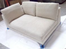 1 x B&B Italia "RAY" Left-Hand Side Chaise Sofa Module With Matching Cushions  - Ref: 4810989 -