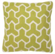 1 x EICHHOLTZ BV Lismore Lime Pillow (Cushion) - 50x50cm - Ref: 4551302 - CL087 - Location: