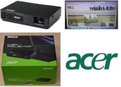 1 x Acer C120 LED 100 Lumens 1800g USB Projector - Comes Boxed With Instructions and USB Lead -