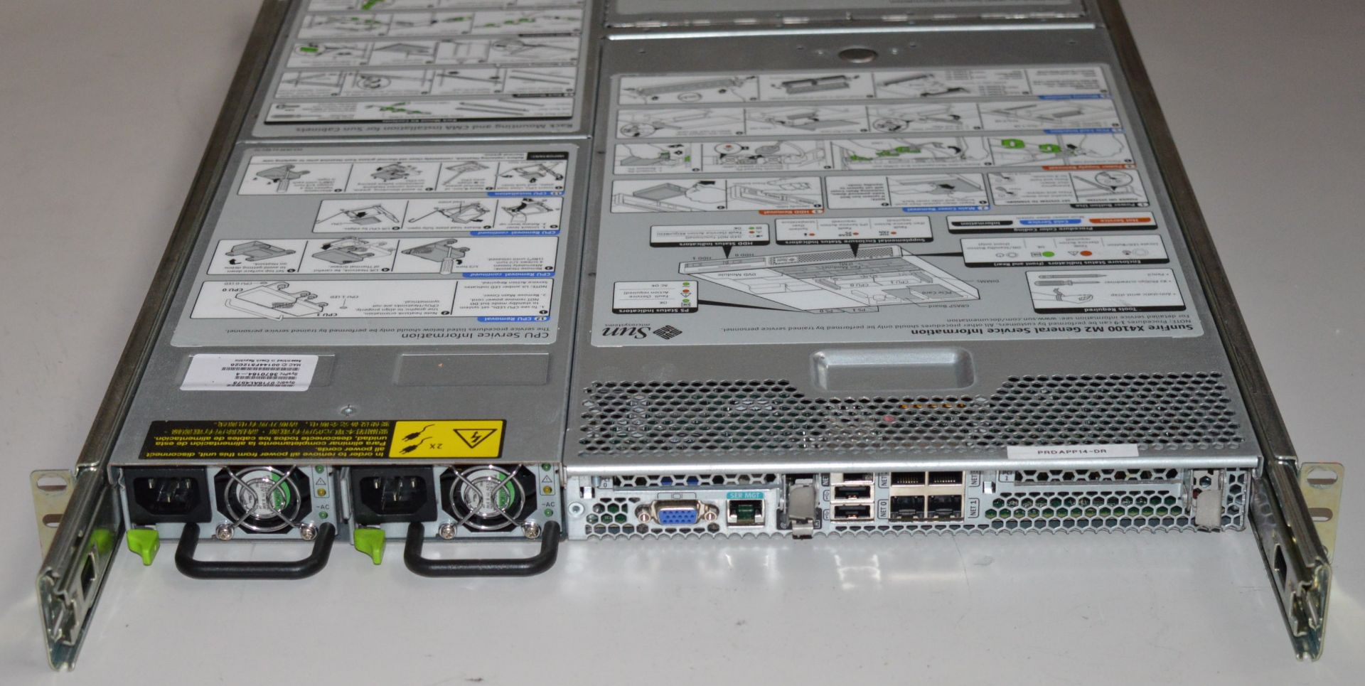 1 x Sun Fire X4100 M2 Server - 2nd Gen Opteron 2220 2.8 GHz Dual-Core - 8 GB - Rack-mountable 1U - - Image 4 of 5