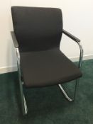 1 x Designer RIM Office Chair - Suitable For Desk Use, Meeting Tables or Conference Rooms - Features