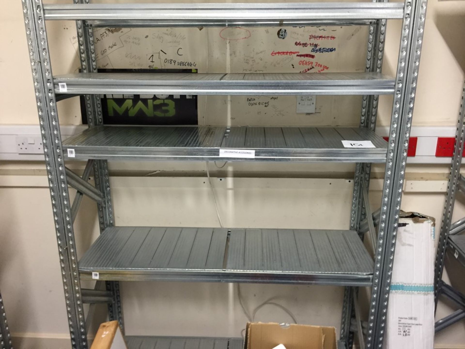 Job Lot of Italian made Metal Storage Racking with practical light weight shelving - Ideal for all - Image 10 of 13