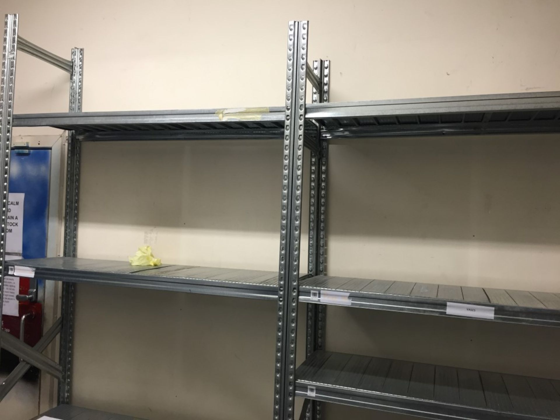 Job Lot of Italian made Metal Storage Racking with practical light weight shelving - Ideal for all - Image 5 of 13
