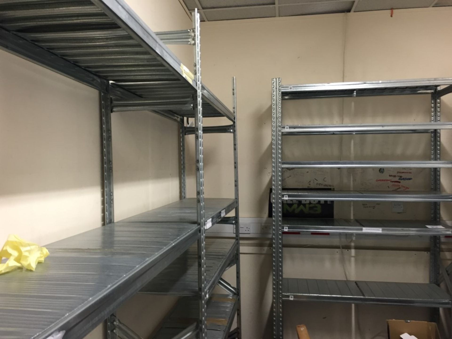 Job Lot of Italian made Metal Storage Racking with practical light weight shelving - Ideal for all - Image 2 of 13