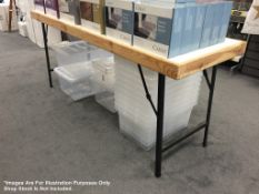 1 x Substantial Folding Table - Ideal for Sturdy Shop Display or as occassional table / Car