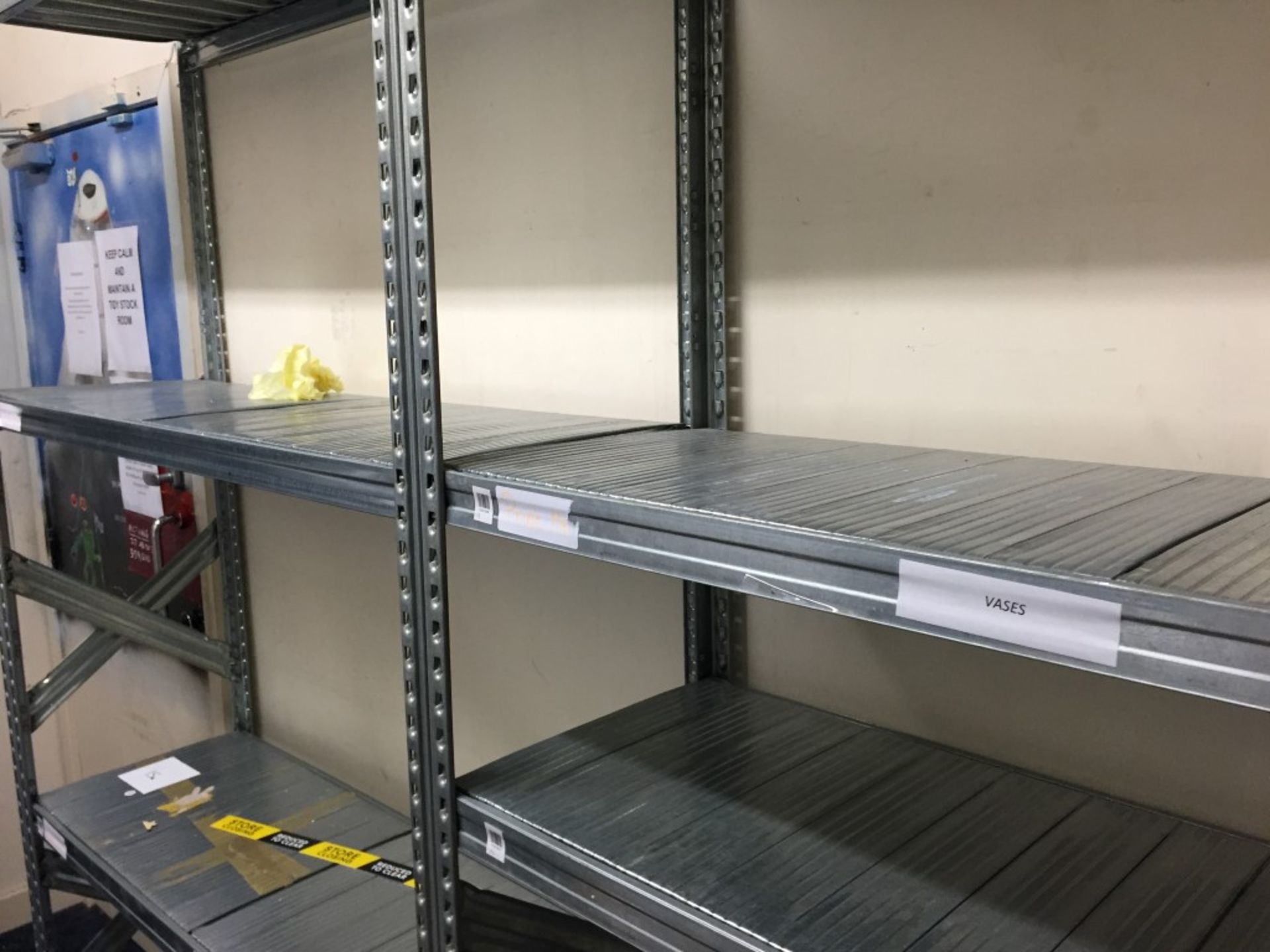 Job Lot of Italian made Metal Storage Racking with practical light weight shelving - Ideal for all - Image 13 of 13