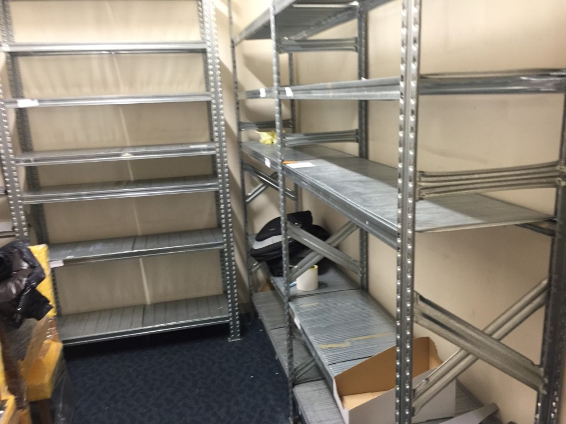 Job Lot of Italian made Metal Storage Racking with practical light weight shelving - Ideal for all - Image 2 of 6