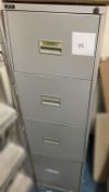 1 x Metal 4 Drawer Triumph Filing Cabinet, see picture for description - Ref: CF025 - CL127 -