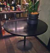 1 x Quality Dark Wood Round Dining Table Diameter 120cm Plus Display as per photographs - Buyers