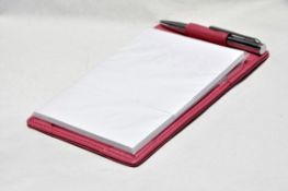 20 x Genuine Fine Leather Jotters by ICE London – EGW-6004-PK - Colour: Pink – Each Include Note