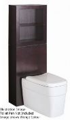 1 x Vogue ARC Series 2 Back to Wall TOILET PAN CISTERN UNIT With Additional TOP SHELF Unit -