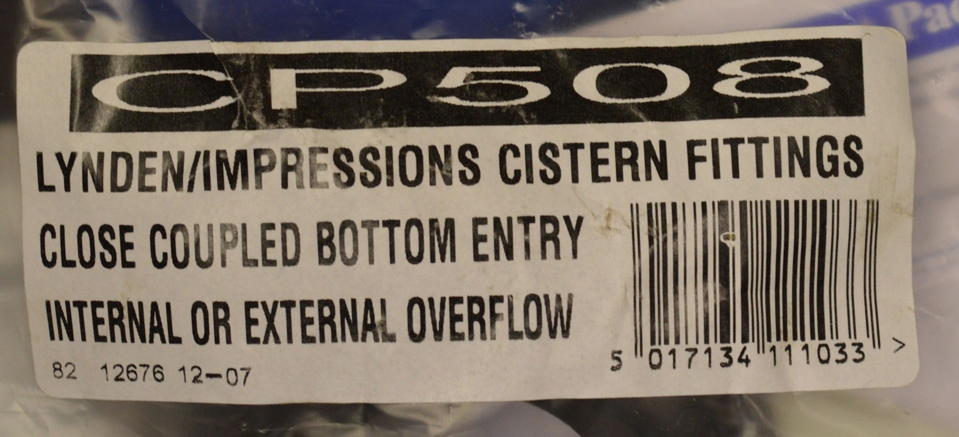 5 x Lynden CIstern Fittings - Close Coupled Bottom Entry Internal or External Overflow - Unused - Image 3 of 3