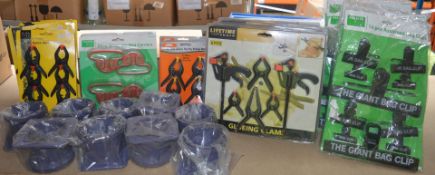 Assorted Job Lot - Includes Nylon Spring Clamp Sets, Micro Spring Clamp Sets, Glue Clamp Sets, Air