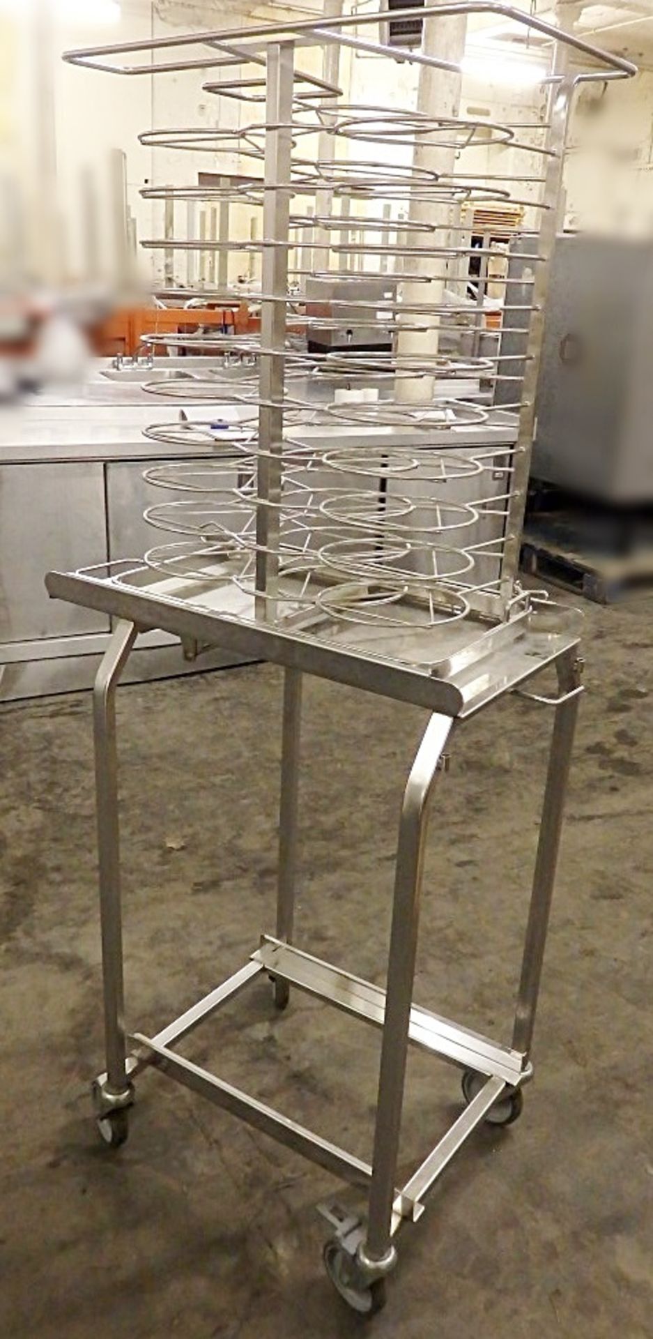 1 x Stainless Steel Plate Rack / Trolley With Thermal Cover -  Only Used Once Before - 31 Plate