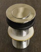 20 x Vogue Bathrooms Pressflow 1 1/4 Unslotted Waste Chrome Waste Fittings - VA09D - Brand New Stock