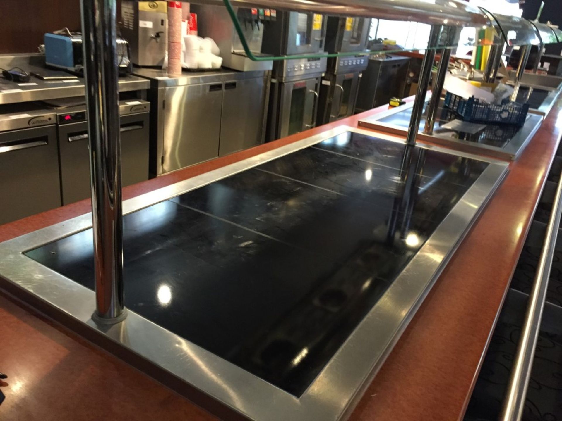 1 x CED Designline Self Serve Ceran Glass Hotplate - Counter Drop In Design With Overhead Heat - Image 3 of 5