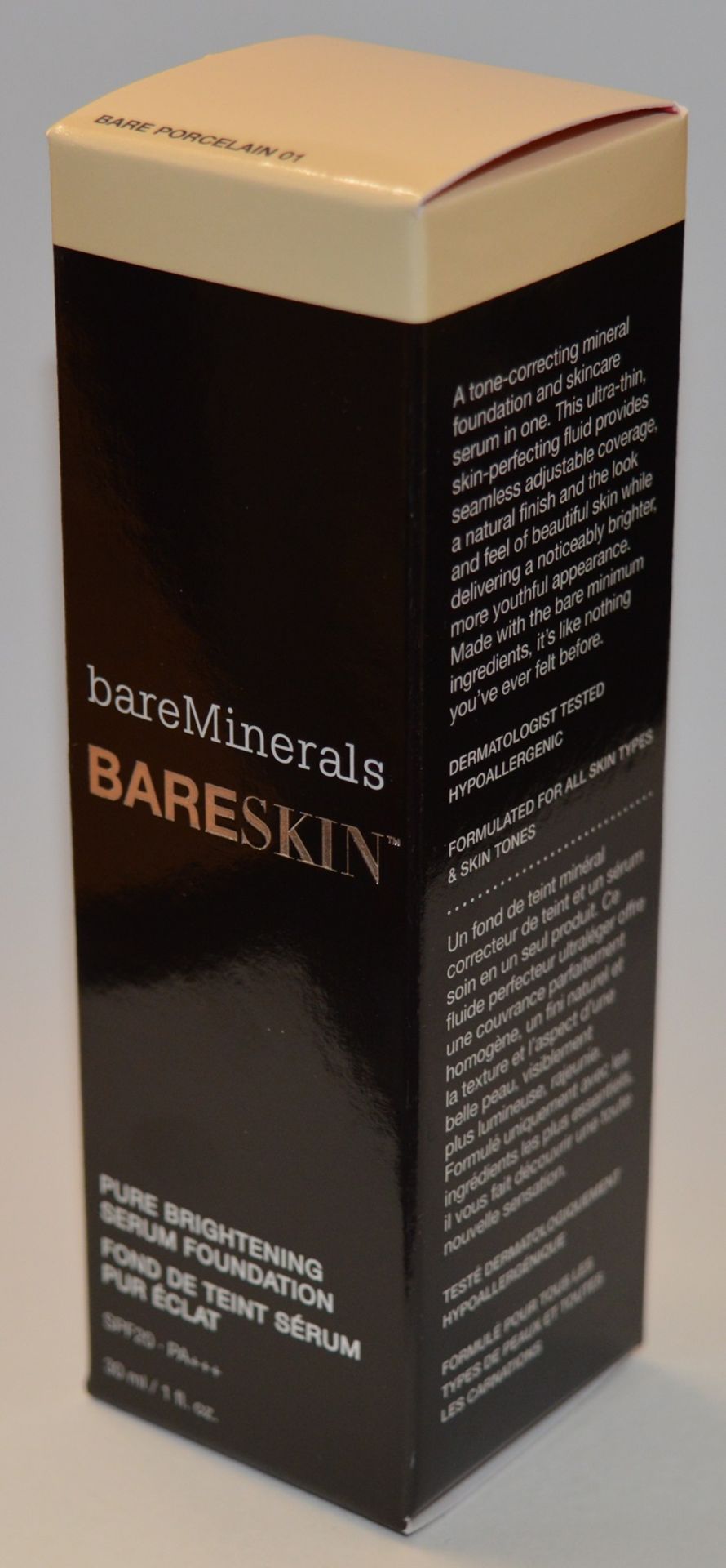 1 x Bare Escentuals bareMinerals “BARESKIN” Pure Brightening Serum Foundation (Bare Shell 02) & - Image 4 of 4