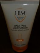 20 x HIM Intelligent Grooming Solutions - 30ml DAILY FACE MOISTURISER - Brand New Stock - Hydrate,