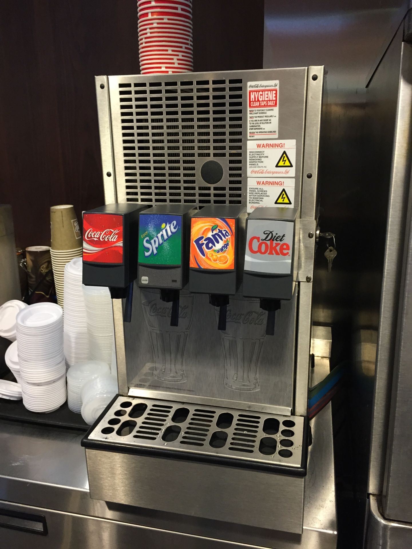 1 x Free Standing Desktop COCA COLA Fizzy Drinks Dispenser - Dispensers Coke, Diet Coke, Sprite - Image 5 of 8