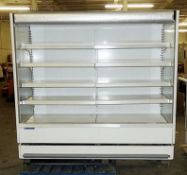 1 x Norpe Illuminated Display Chiller With Blind And Adjustable Shelving - Model: H519025 -