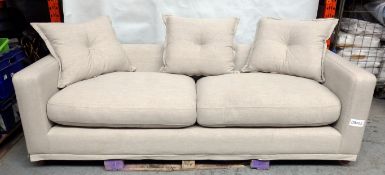 1 x Large Bespoke Handcrafted Sofa - Expertly Built And Upholstered By British Craftsmen -