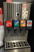 1 x Free Standing Desktop COCA COLA Fizzy Drinks Dispenser - Dispensers Coke, Diet Coke, Sprite