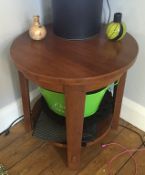 1 x Round Wooden Table - Dimensions: 60 x 60cm - Ref DBA012 - CL093 - Location: Altrincham - No