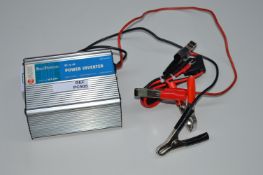 1 x Skytronic 300w DC to AC Power Inverter - 12v - With Cables - CL300 - Ref PC505 - Location: