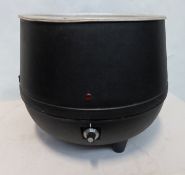 1 x SUNNEX Electric Soup Warmer Kettle - Model - Capacity 10L - Variable Heat Dial - NO LID - Ref: