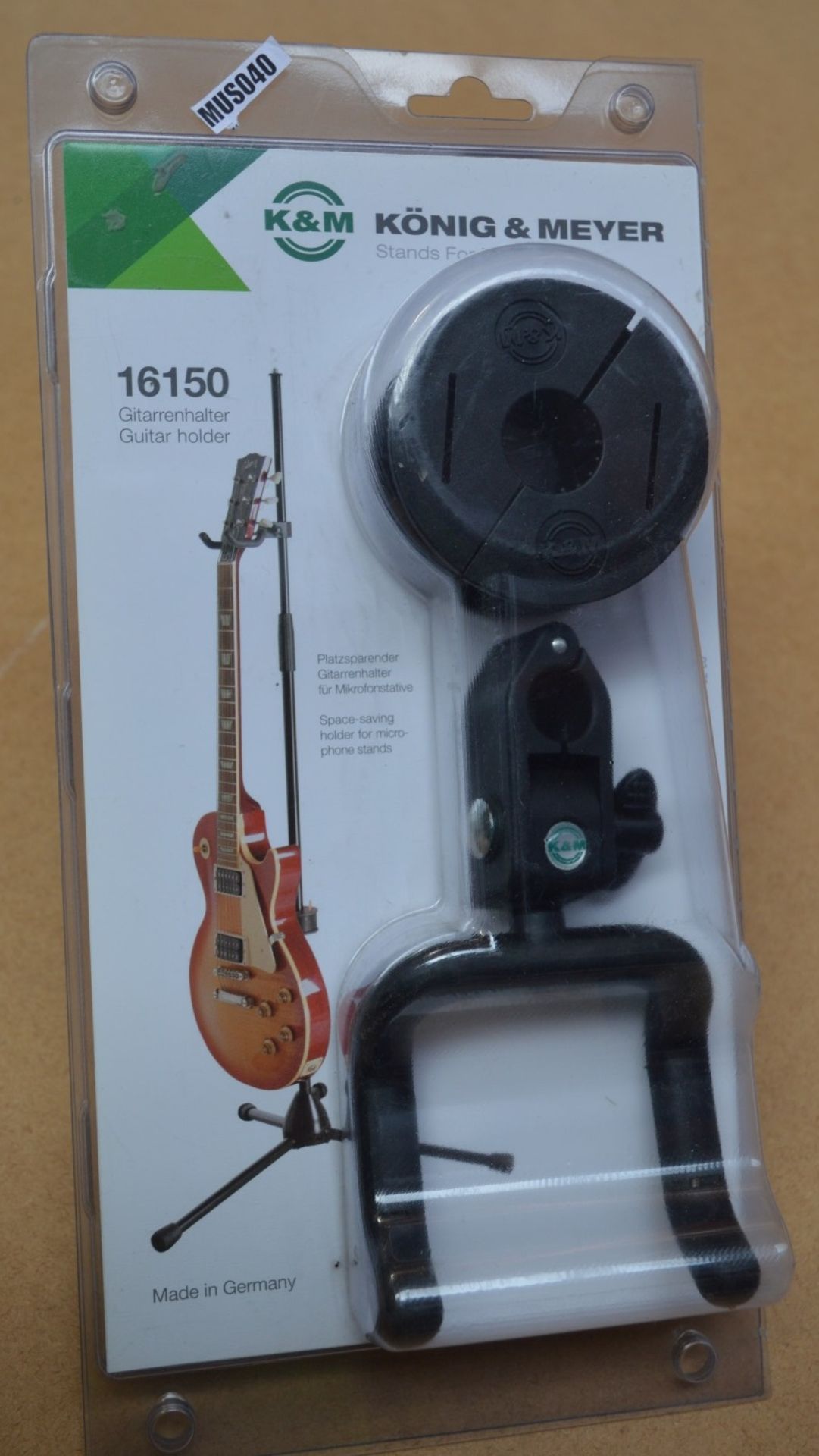 2 x Konig & Meyer Space Saving Guitar Holders - Product 16150 - Brand New in Packets - CL020 - Ref - Image 2 of 4